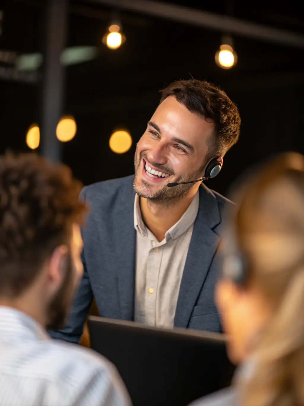 A compelling image of a customer testimonial video being recorded, highlighting the positive experiences and success stories of satisfied clients.